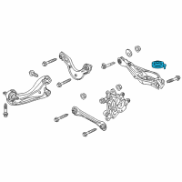 OEM 2020 Honda Accord Rubber, RR. Spring Mounting (Lower) Diagram - 52748-TLB-A00