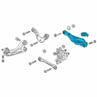 OEM 2017 Honda CR-V Arm B, L. RR. (Lower) Diagram - 52355-TLB-A01