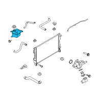 OEM 2016 Lincoln MKT Reservoir Diagram - CA8Z-8A080-A