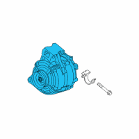 OEM 2011 Chevrolet Malibu Alternator Diagram - 84009365