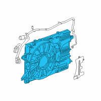 OEM 2019 Buick Regal TourX Fan Module Diagram - 84702876