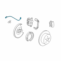 OEM 2004 Ford F-150 Brake Hose Diagram - 6L3Z-2282-M