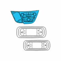 OEM 2021 Chrysler Pacifica Center Stack Control Diagram - 6EV241X8AB