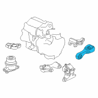 OEM 2013 Honda Insight Rod, Torque (CVT) Diagram - 50890-TM8-013