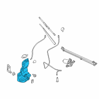 OEM 2015 Ford F-150 Washer Reservoir Diagram - FL3Z-17618-B