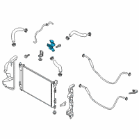 OEM Kia Filler Neck Assembly-Radiator Diagram - 25329B2000