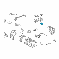 OEM Lexus RX400h Sensor, Battery Current Diagram - G4283-47030