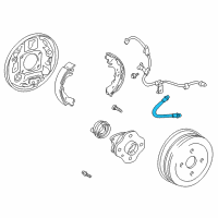 OEM 2003 Toyota Prius Brake Hose Diagram - 90947-02992