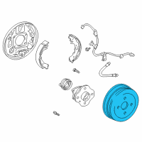 OEM 2006 Scion xA Drum Diagram - 42431-52021