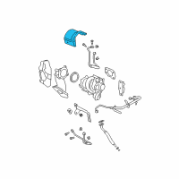 OEM 2008 Chevrolet HHR Shield-Turbo Heat Diagram - 12589408