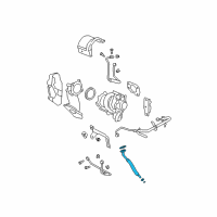 OEM Pontiac Oil Pipe Diagram - 12612815