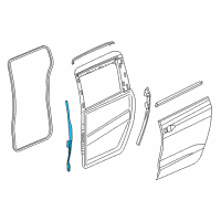 OEM 2017 Chrysler Pacifica Seal-Rear Door Diagram - 68188807AB