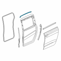 OEM Chrysler Voyager WEATHERSTRIP-Sliding Door Secondary Diagram - 68188722AD