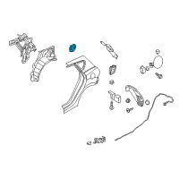 OEM Hyundai Accent Housing Assembly-Fuel Filler Diagram - 71531-1R600