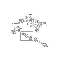 OEM BMW 530i Rubber Mounting Rear Diagram - 33-17-6-770-866