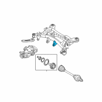 OEM BMW 325xi Rubber Mounting Front Diagram - 33-17-6-760-287
