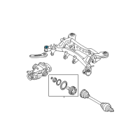OEM BMW 128i Rubber Mounting Front Diagram - 33-31-6-758-259