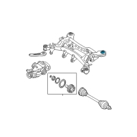 OEM BMW 335d Rubber Mounting Rear Diagram - 33-31-6-768-645