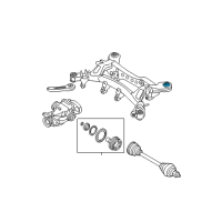 OEM 2007 BMW 328i Rubber Mounting Rear Diagram - 33-31-6-768-645