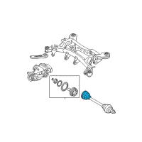 OEM BMW 325xi Repair Kit Bellows, Interior Diagram - 33-21-7-547-021