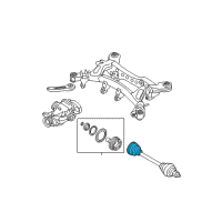 OEM 2008 BMW M3 Repair Kit Bellows, Interior Diagram - 33-21-7-561-687