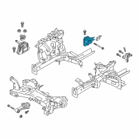 OEM 2019 Kia Niro Bracket Assembly-Transmission Diagram - 21830G2000