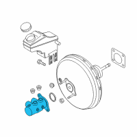 OEM Jeep Brake Master Cylinder Diagram - 68263298AA