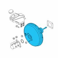 OEM 2017 Jeep Renegade Booster-Power Brake Diagram - 68319847AA