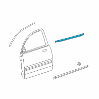 OEM 2006 Kia Optima WEATHERSTRIP Assembly-Front Door Belt Diagram - 822102G000