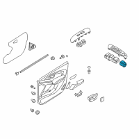OEM 2014 Hyundai Tucson Switch Assembly-Outside Mirror Control Diagram - 93573-2S100