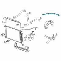 OEM 2014 GMC Terrain By-Pass Pipe Diagram - 12637188