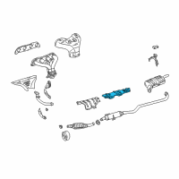 OEM 2001 Toyota Corolla INSULATOR, Front Floor Heat Diagram - 58153-02010