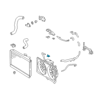 OEM 2001 Lexus LS430 Cap Sub-Assy, Reserve Tank Diagram - 16376-50030