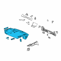 OEM 2007 Cadillac XLR Panel Asm-Rear Compartment Diagram - 25786700