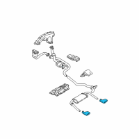 OEM 1994 Chevrolet Camaro Extension Asm-Exhaust Tail Pipe Diagram - 10164146