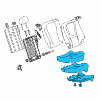 OEM 2014 Chevrolet Volt Cushion Assembly Diagram - 22875168