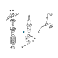 OEM 2013 Hyundai Elantra Coupe Flange Nut-Self Locking Diagram - 54559-1F000