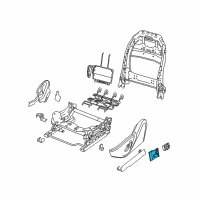 OEM 2014 Dodge Dart Switch-Power Seat Diagram - 5156107AB