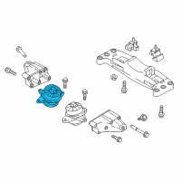 OEM 2016 Kia K900 Hydraulic Insulator, Right Diagram - 218123T250