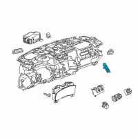 OEM 2017 Cadillac Escalade ESV Combo Switch Diagram - 84109283
