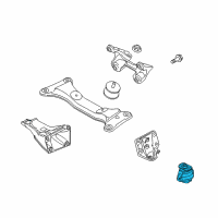 OEM BMW Z4 Engine Mount - Right Diagram - 22-11-6-773-744