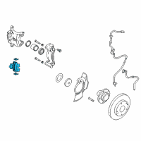 OEM Hyundai Tucson Front Disc Brake Pad Kit Diagram - 58101-1FA50