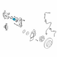 OEM Kia Sportage Piston-Front Disc Brake Diagram - 581122E000