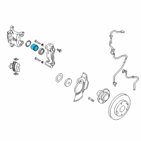 OEM 2007 Kia Amanti Piston-Front Disc Brake Diagram - 581122E000