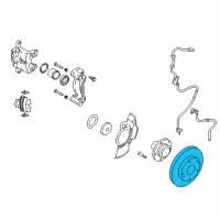 OEM 2009 Kia Sportage Disc-Front Wheel Brake Diagram - 517121F300