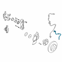 OEM 2008 Hyundai Tucson Hose-Brake Front, LH Diagram - 58731-2E000--DS