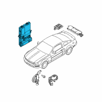 OEM 2014 Ford Mustang Module Diagram - BR3Z-15604-C