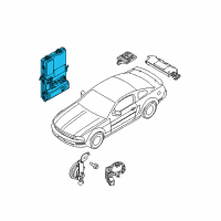 OEM 2012 Ford Mustang Module Diagram - BR3Z-15604-C