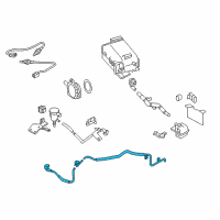 OEM 2017 Infiniti Q60 Hose-Anti Evaporation Control Diagram - 14912-4HK0A