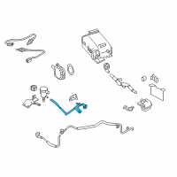 OEM 2017 Infiniti Q60 Hose-Anti Evaporation Control Diagram - 14912-4HK0B